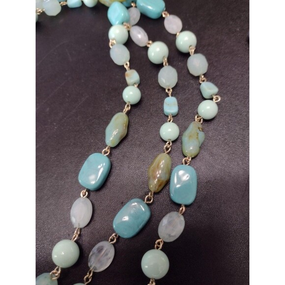 Vintage long bead necklace 70" - Picture 5 of 8